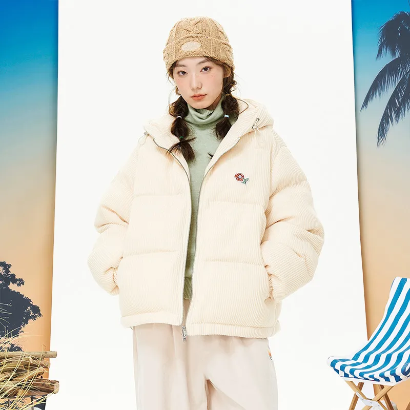 MostwantedLab MostwantedLab Vintage Flower Puffer Jacket Unisex-3