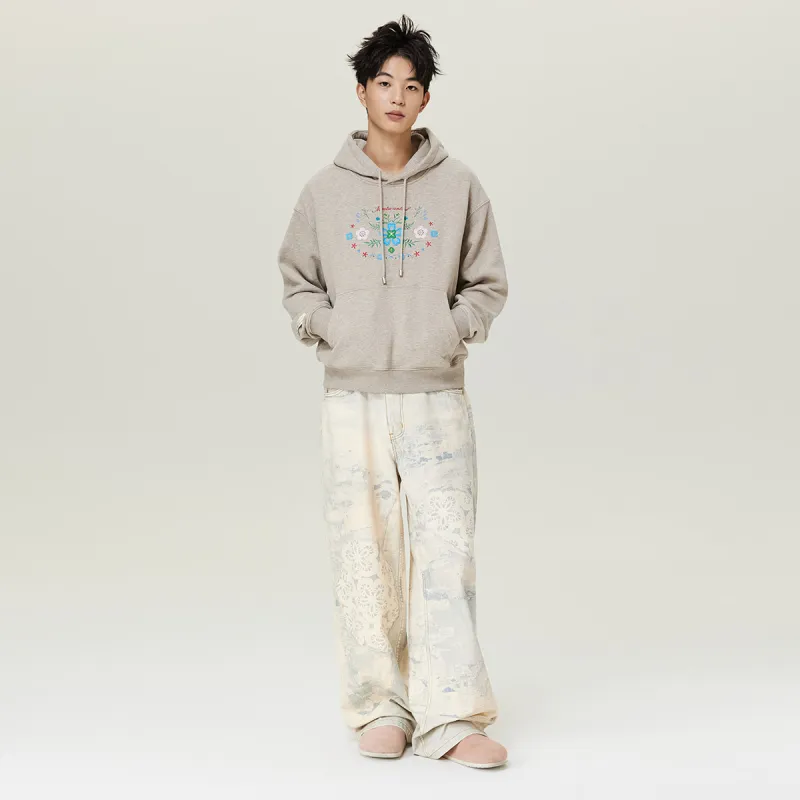 MostwantedLab MostwantedLab Vintage Flower Sweatshirt Unisex-19
