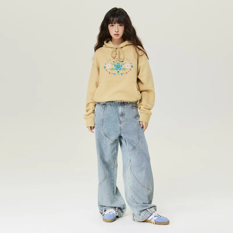MostwantedLab MostwantedLab Vintage Flower Sweatshirt Unisex-9