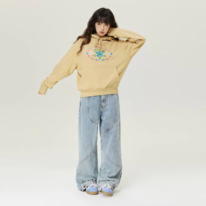 MostwantedLab MostwantedLab Vintage Flower Sweatshirt Unisex-11