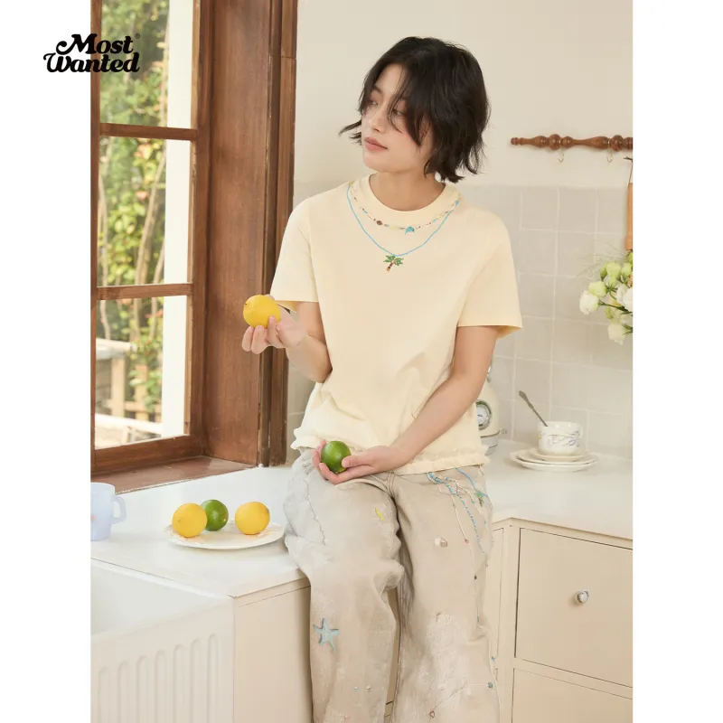 MostwantedLab Set in Sleeve T Shirt Women's-2