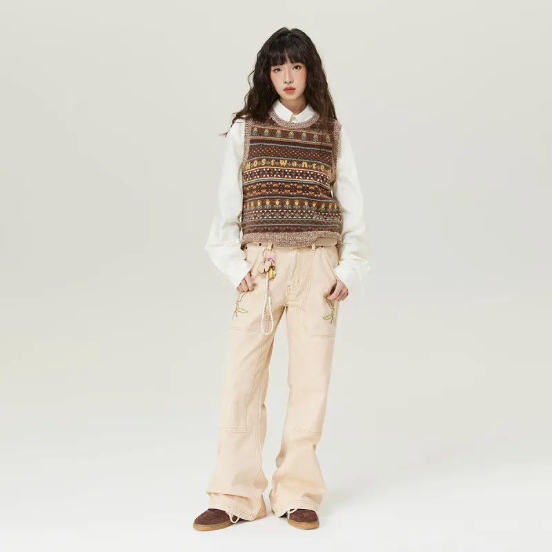 MostwantedLab Jeans Unisex Khaki-3