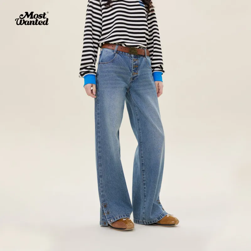 MostwantedLab Jeans Unisex Vintage Blue-2