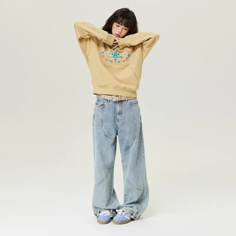 MostwantedLab MostwantedLab Vintage Flower Sweatshirt Unisex-10