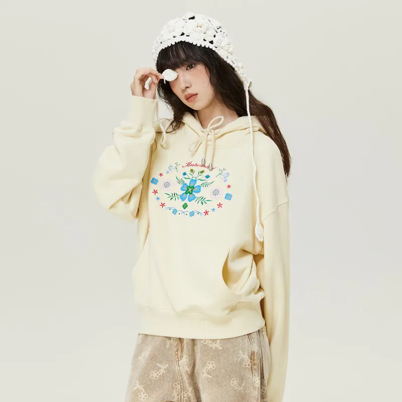 MostwantedLab MostwantedLab Vintage Flower Sweatshirt Unisex-2