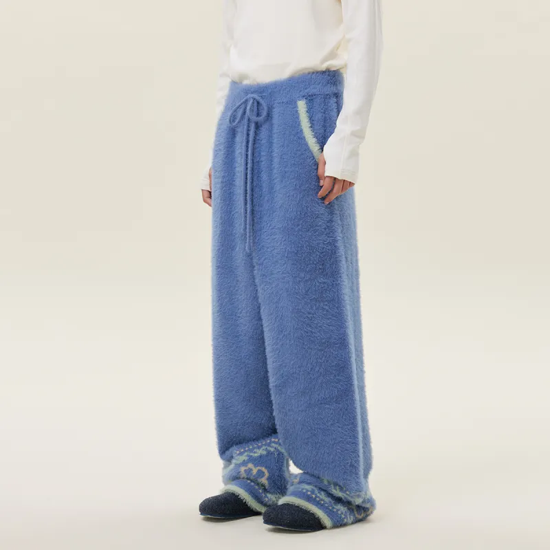 MostwantedLab MostwantedLab Vintage Flower Casual Pants Unisex-12