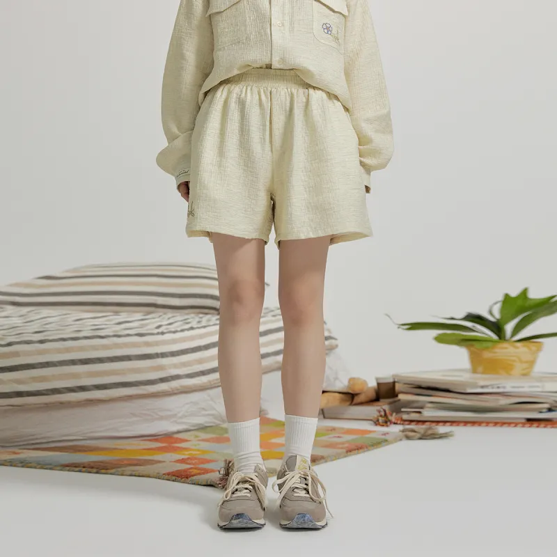 MostwantedLab Vintage Flower Casual Shorts Unisex-3