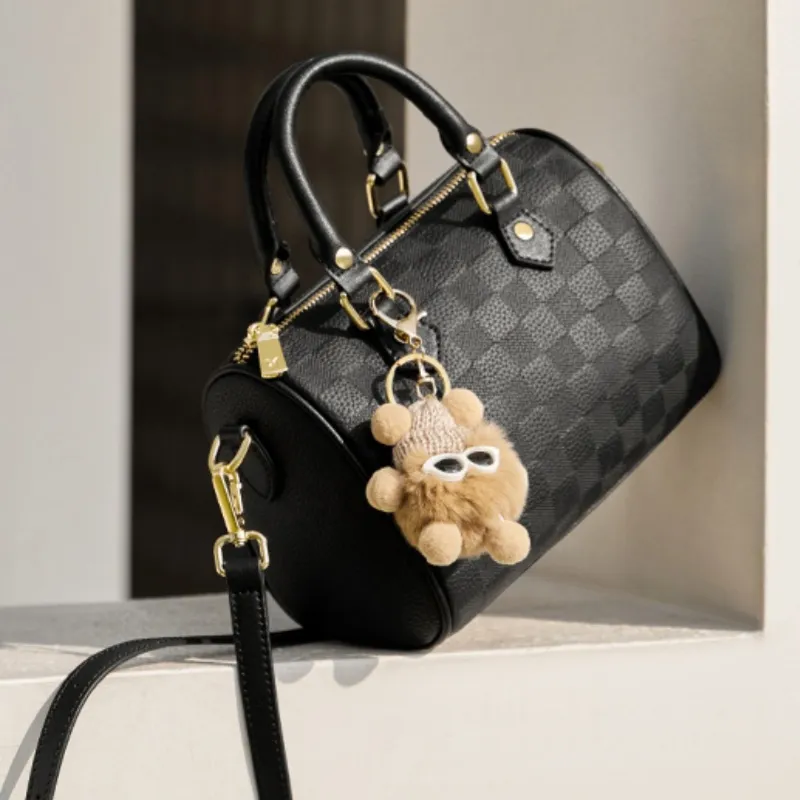 CNNCOO Cow Leather Boston Bag, Shoulder Bag, Crossbody Bag, Handbag Regular Women's Multicolor-10