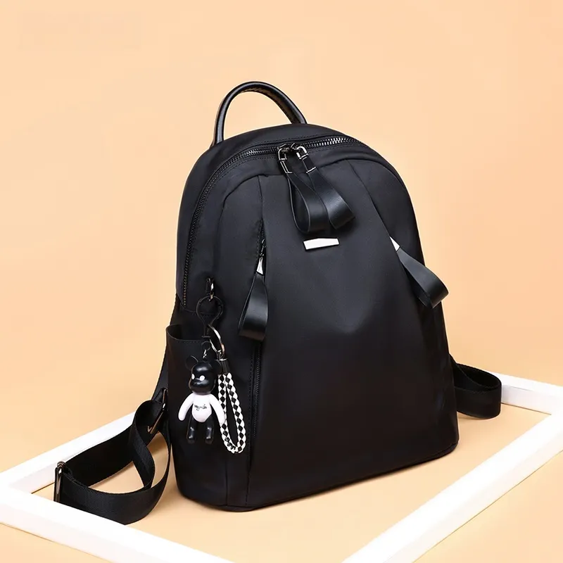 CNNCOO Oxford Backpack Women's Extreme Night Black-1