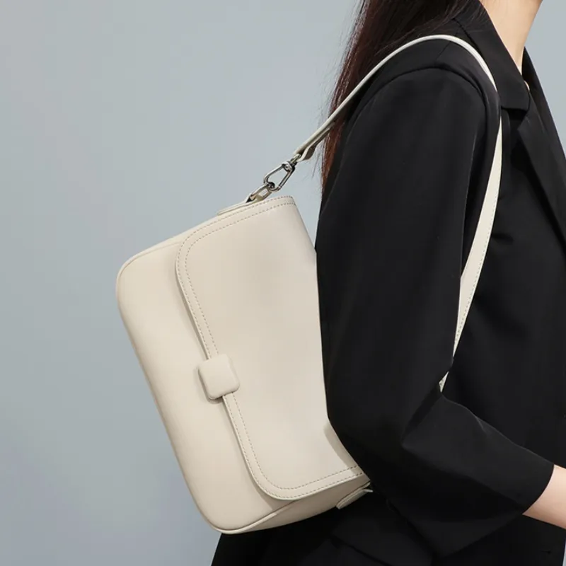 CNNCOO Cow Leather With Synthetic Leather Messenger Bag, Shoulder Bag Women's Multicolor-9