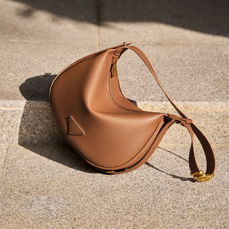 CNNCOO Synthetic Leather Shoulder Bag Regular Women's Ecru & Apricot/Caramel Brown/Midnight Black-11