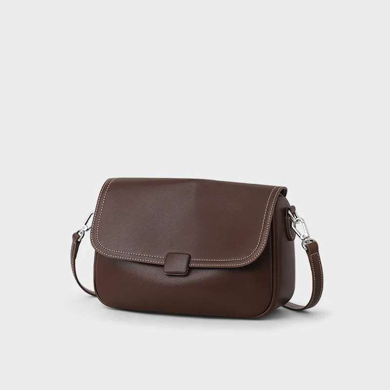 CNNCOO Cow Leather With Synthetic Leather Messenger Bag, Shoulder Bag Women's Multicolor-4