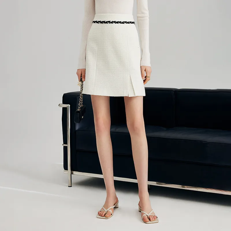 Famanxuan Casual Short Skirts Women's Manshan White Tea-2