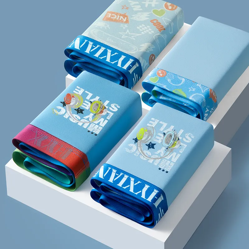 H YXIANG Underpants Men's 4 Pack-9