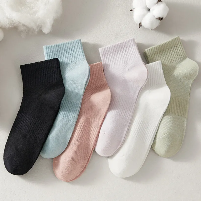 H YXIANG Ankle Socks Women's 6 Pack-10