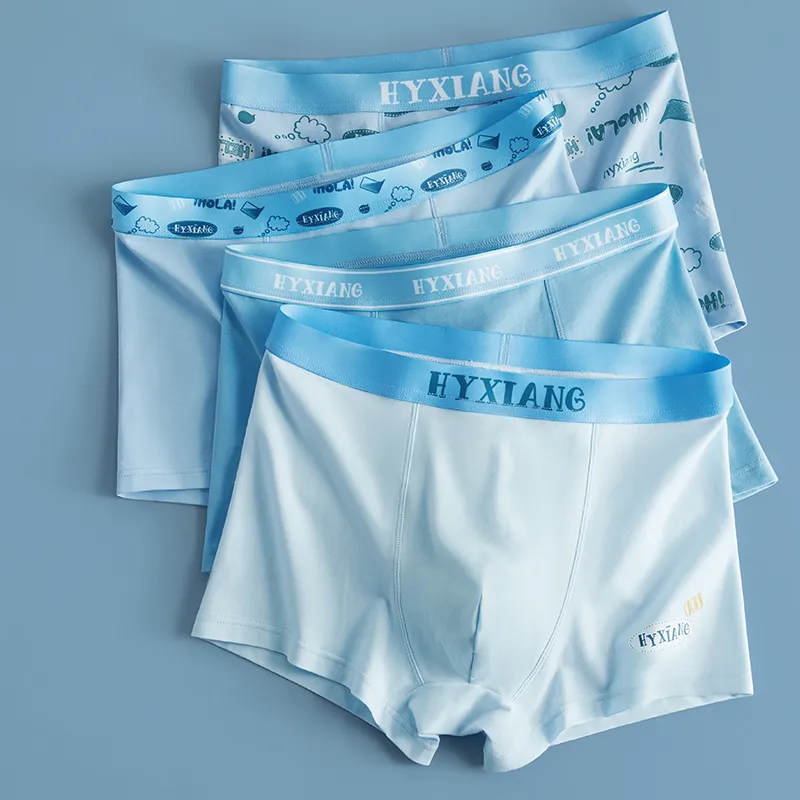 H YXIANG Underpants Men's 4 Pack-3