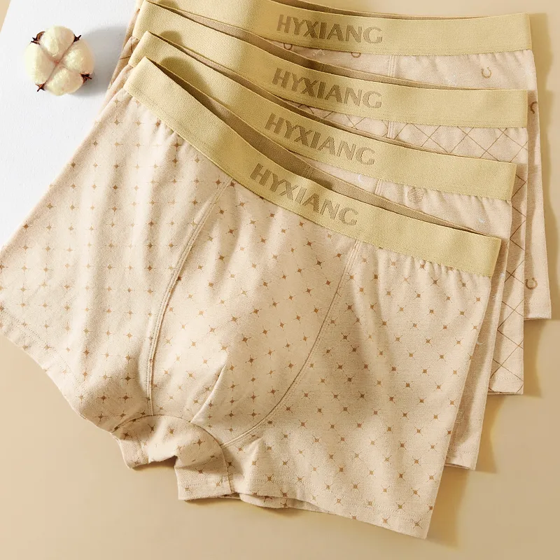 H YXIANG Underpants Men's 4 Pack-3