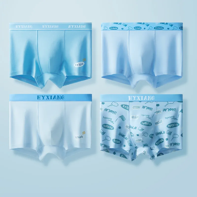 H YXIANG Underpants Men's 4 Pack-1
