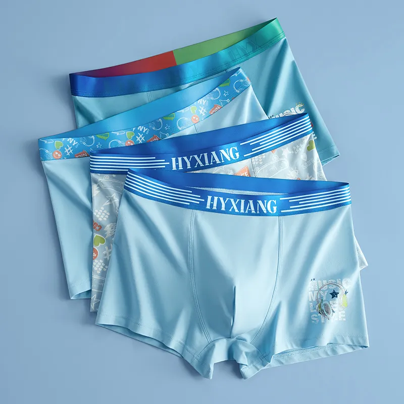 H YXIANG Underpants Men's 4 Pack-10
