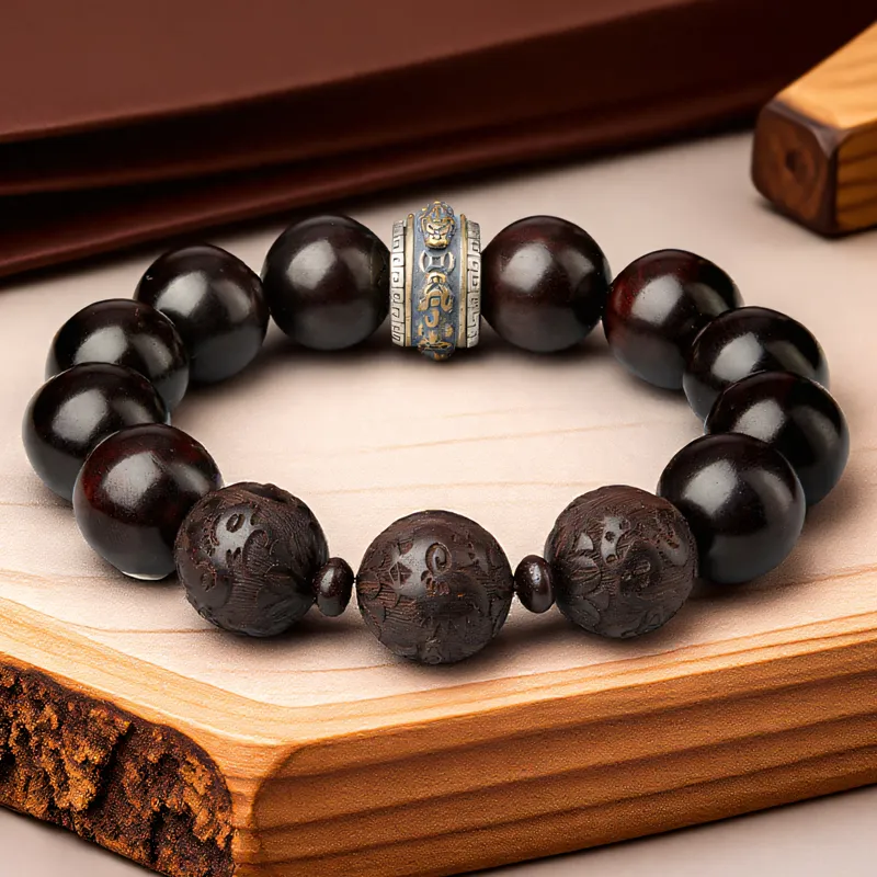 Moonstone Edge Rosewood Bracelets Men's-3