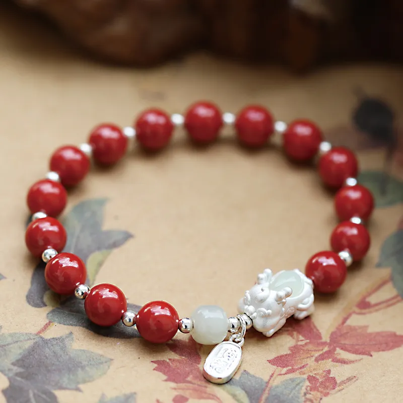 Moonstone Edge Cinnabar Bracelets Unisex-1