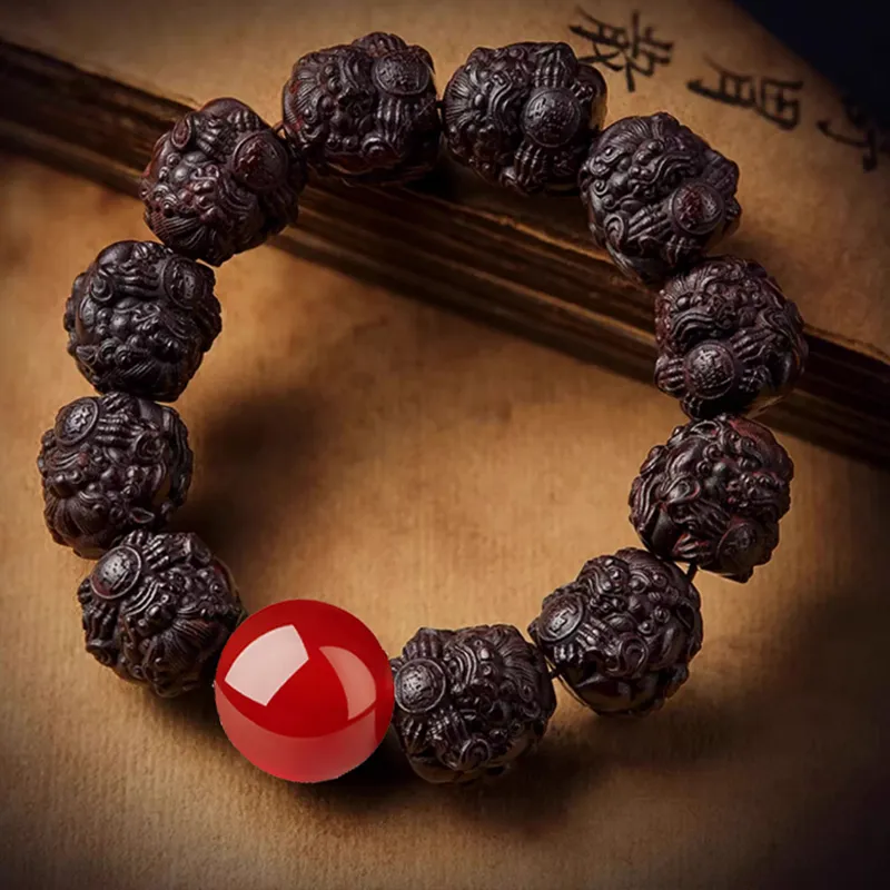 Moonstone Edge Rosewood Precious Wood Bracelets Men's-4