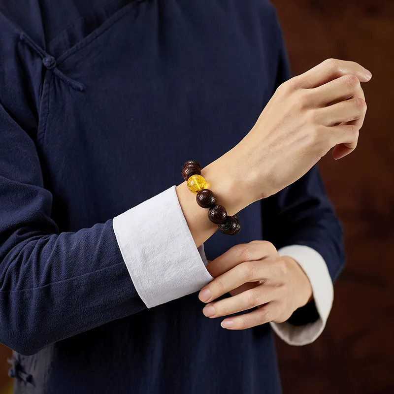 Moonstone Edge Rosewood Bracelets Men's-4