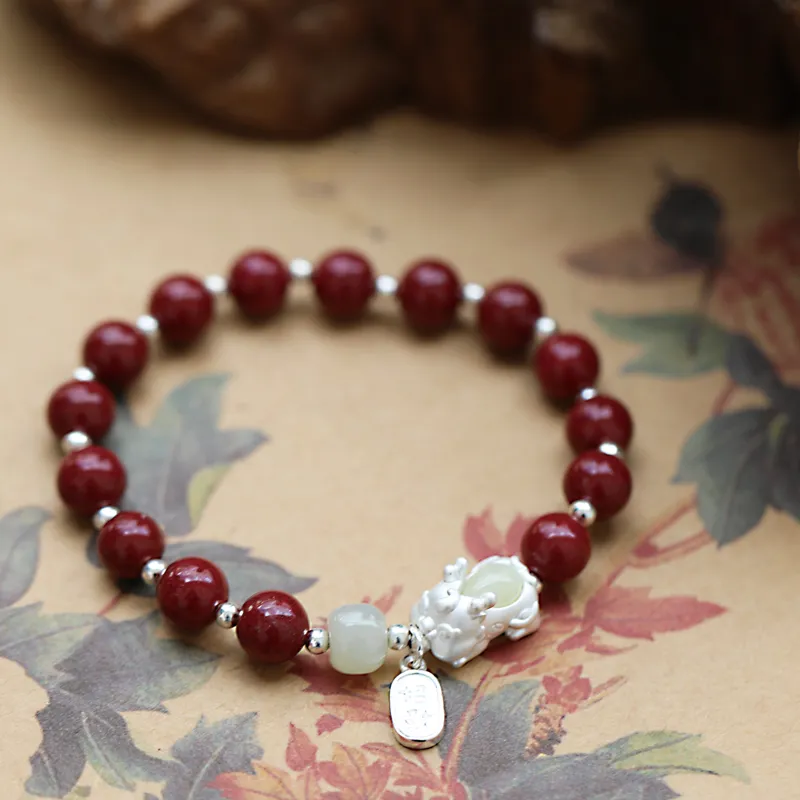 Moonstone Edge Cinnabar Bracelets Unisex-2