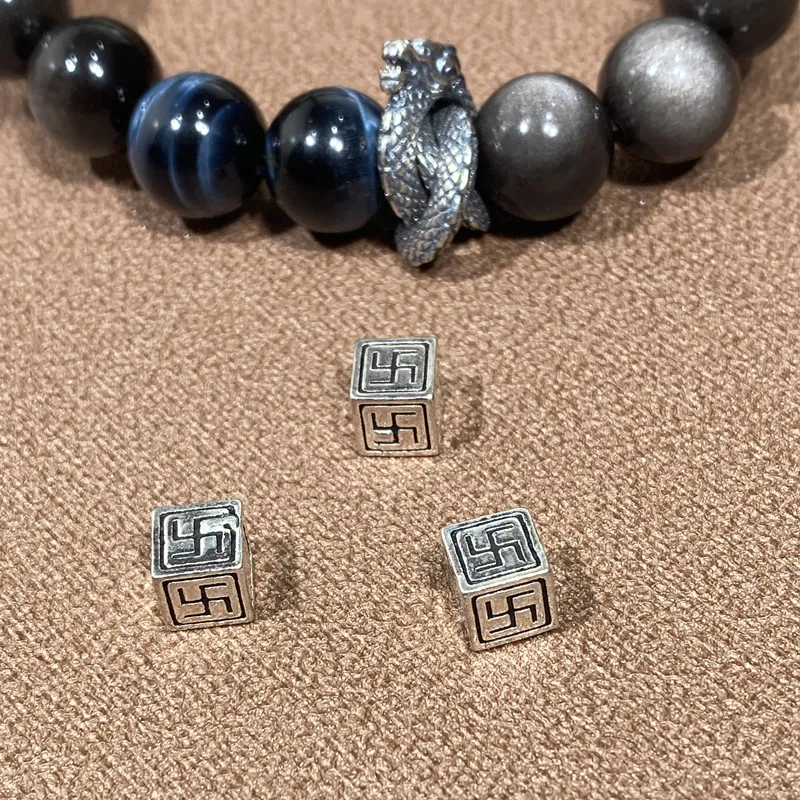Moonstone Edge Obsidian Bracelets Unisex-3
