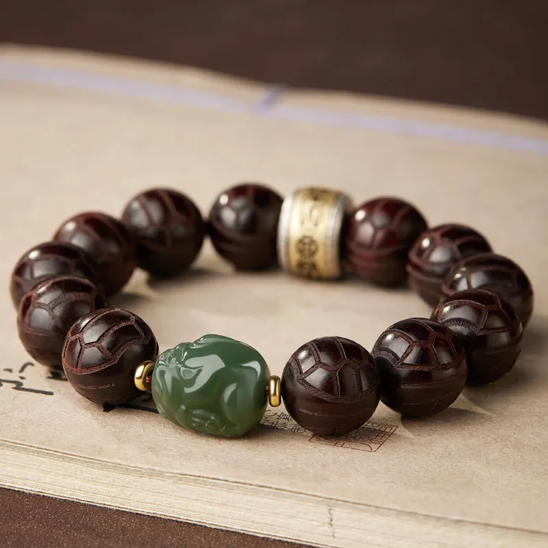 Moonstone Edge Pterocarpus Bracelets Men's-2