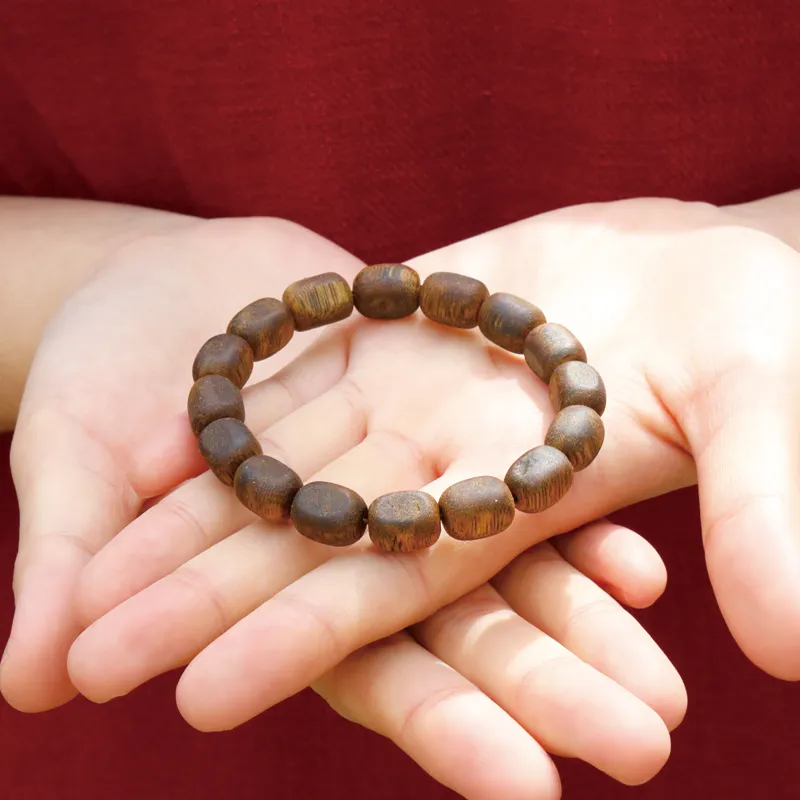 Moonstone Edge Agarwood Bracelets Unisex-2