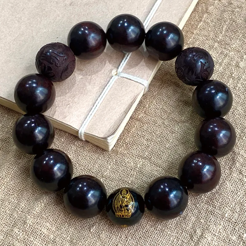 Moonstone Edge Rosewood Precious Wood Bracelets Unisex-6