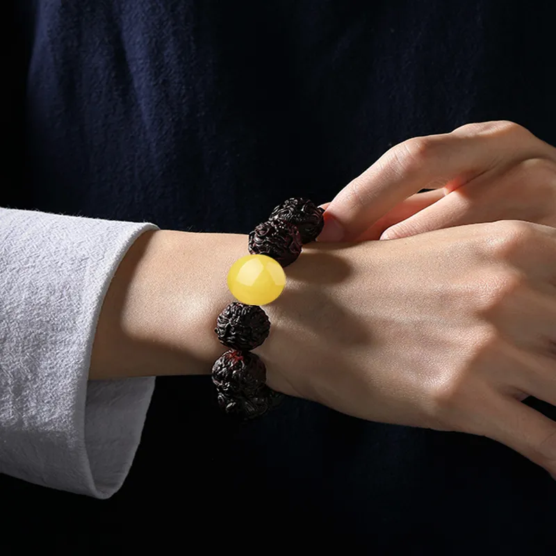 Moonstone Edge Rosewood Bracelets Unisex-5