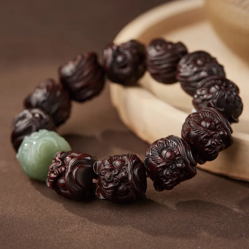 Moonstone Edge Rosewood Bracelets Men's-5
