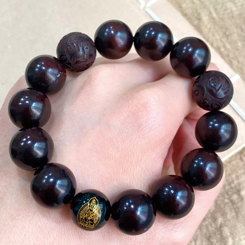 Moonstone Edge Rosewood Precious Wood Bracelets Unisex-10