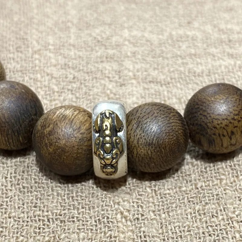 Moonstone Edge Agarwood Bracelets Unisex-5