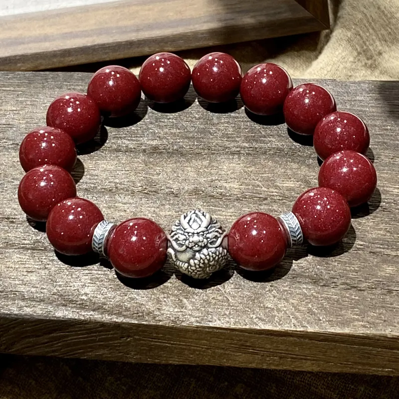 Moonstone Edge Cinnabar Bracelets Men's-1