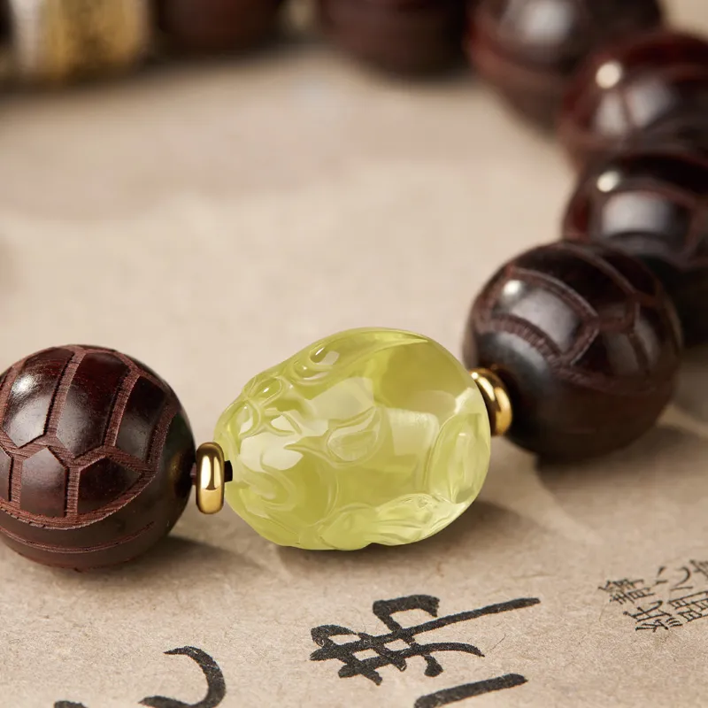 Moonstone Edge Pterocarpus Bracelets Men's-1