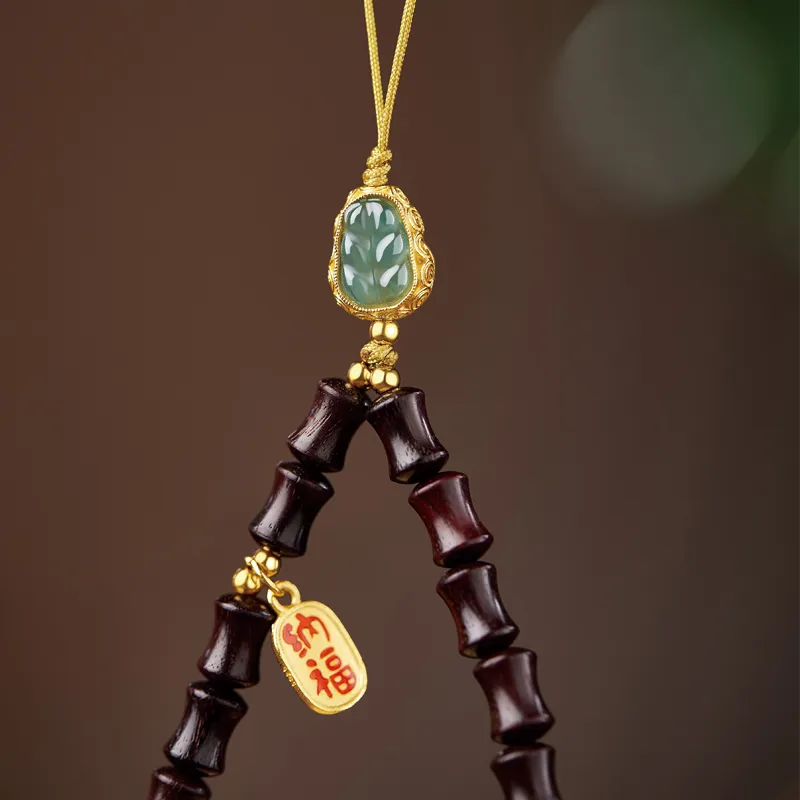 Moonstone Edge Pterocarpus Pendants Unisex-5
