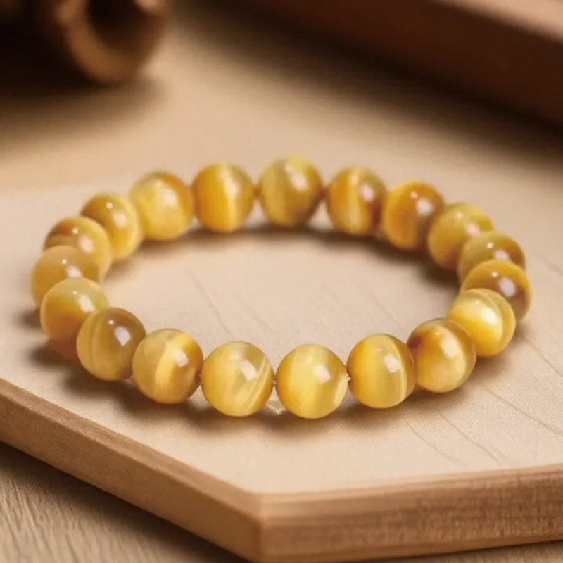 Moonstone Edge Tiger's Eye Stone Bracelets Unisex-3