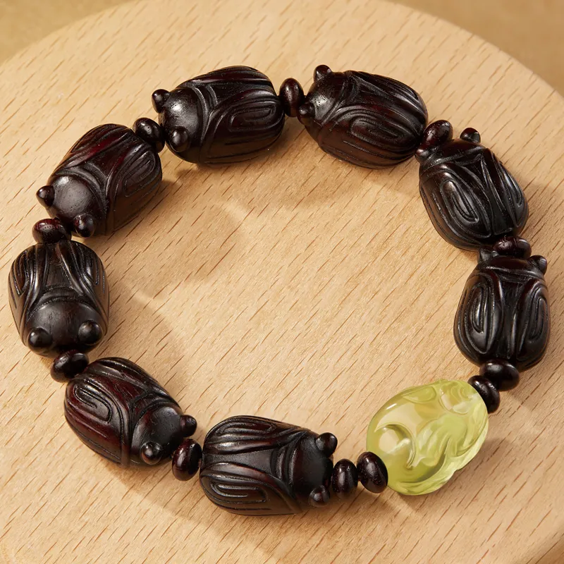 Moonstone Edge Pterocarpus Bracelets Men's-2