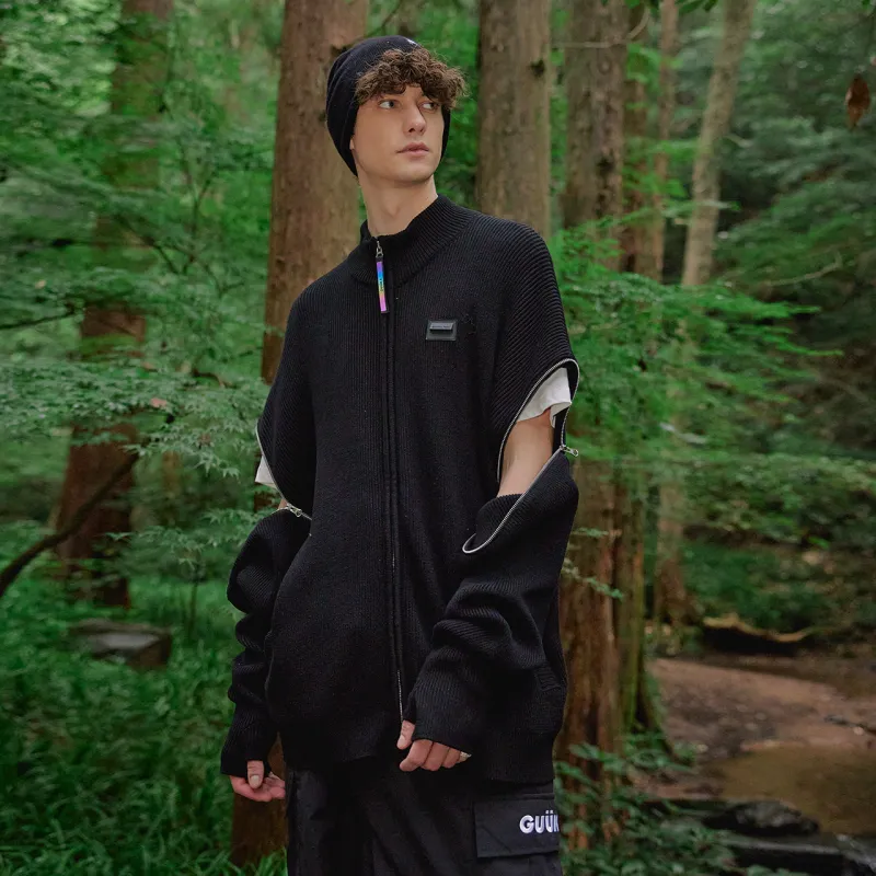 GUUKA TECH Sweater Unisex Black-2