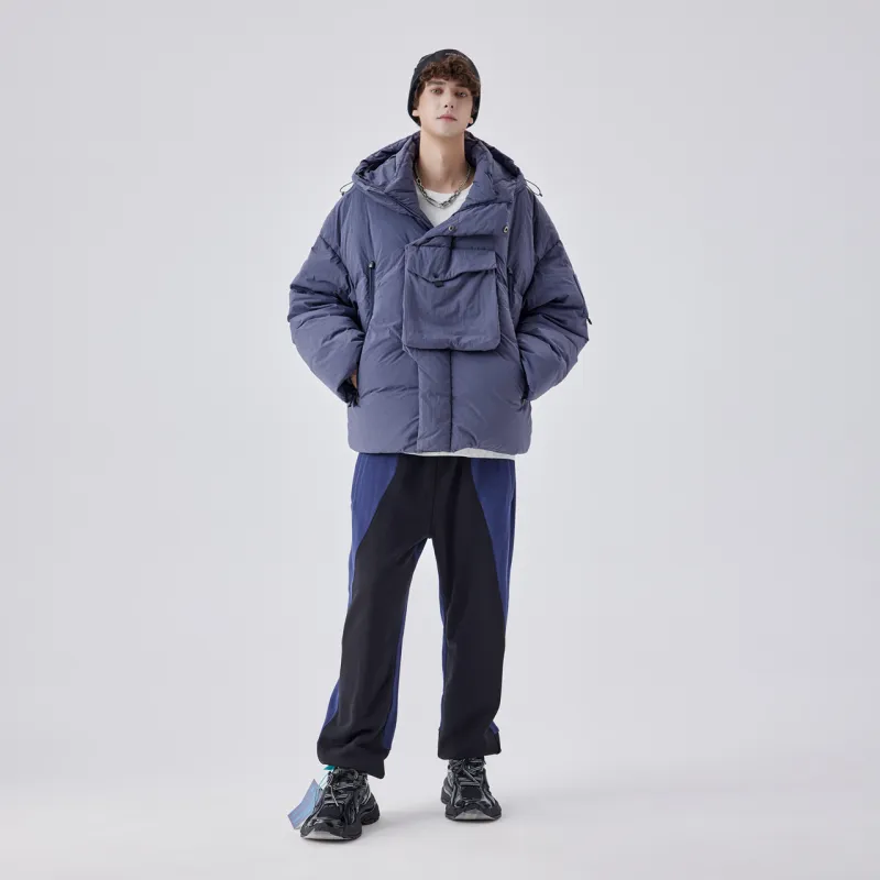 GUUKA TECH Down Jacket Unisex Navy Blue-6