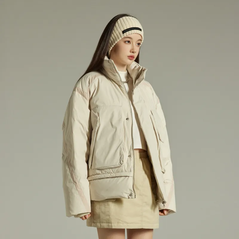 GUUKA TECH Down Jacket Unisex Apricot-5