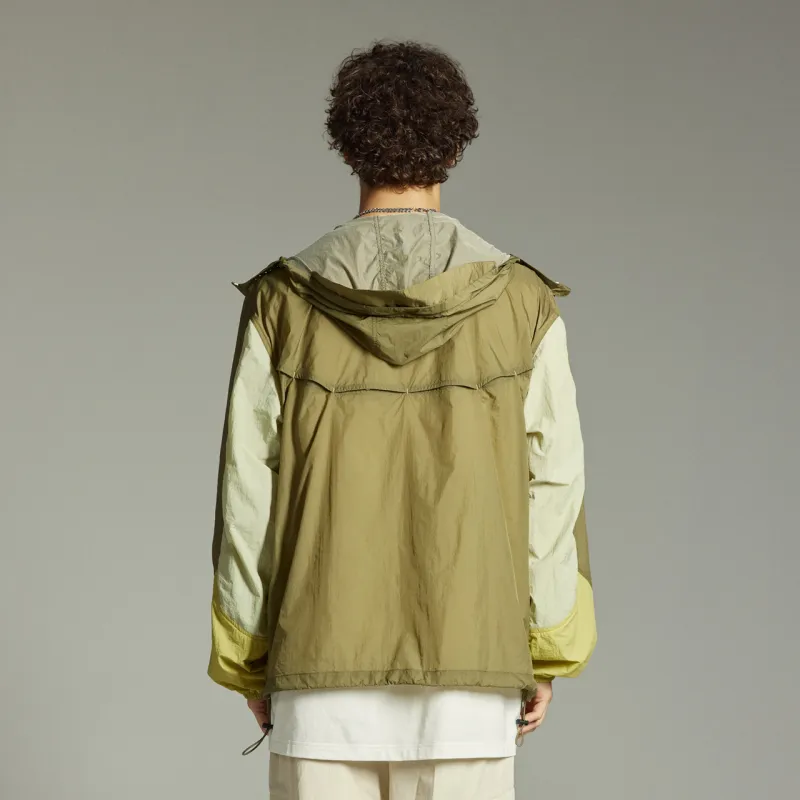 GUUKA TECH Trench Coat Men's Army Green-2