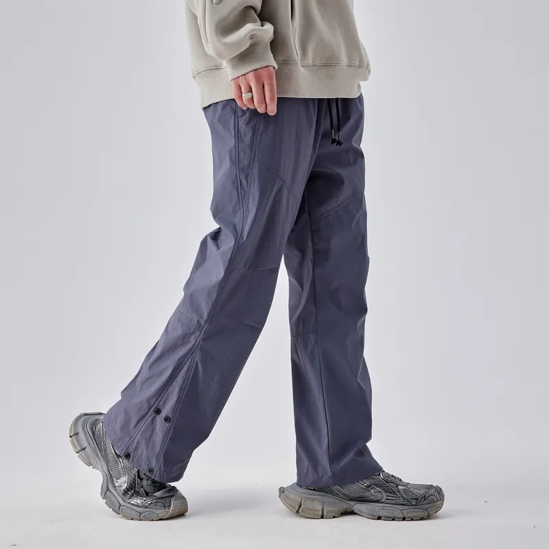 GUUKA TECH Casual Pants Unisex Blue Gray-5