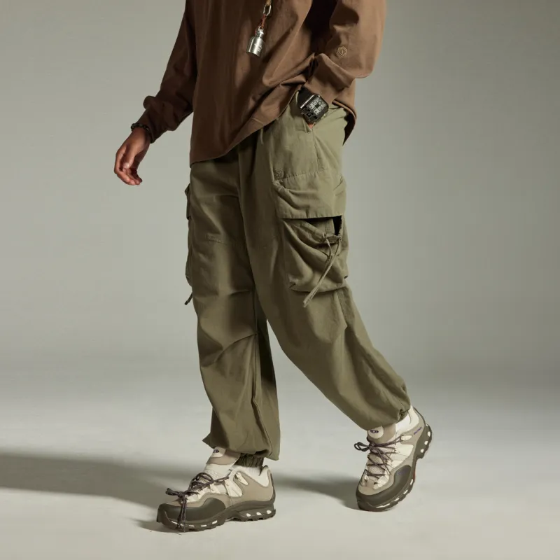 GUUKA TECH Casual Pants Men's Army Green-2