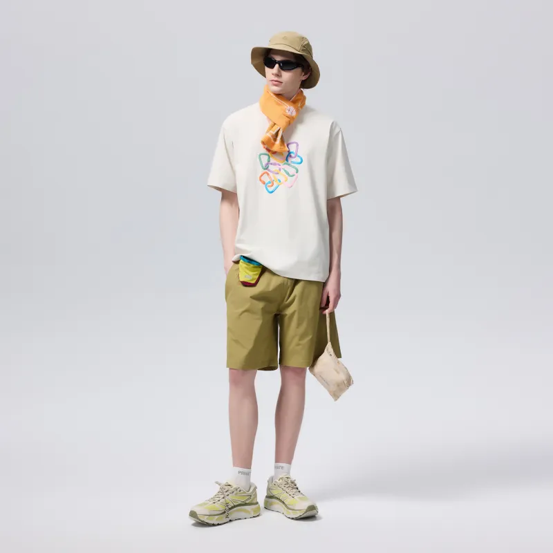 GUUKA TECH T Shirt Men's Light Apricot-4