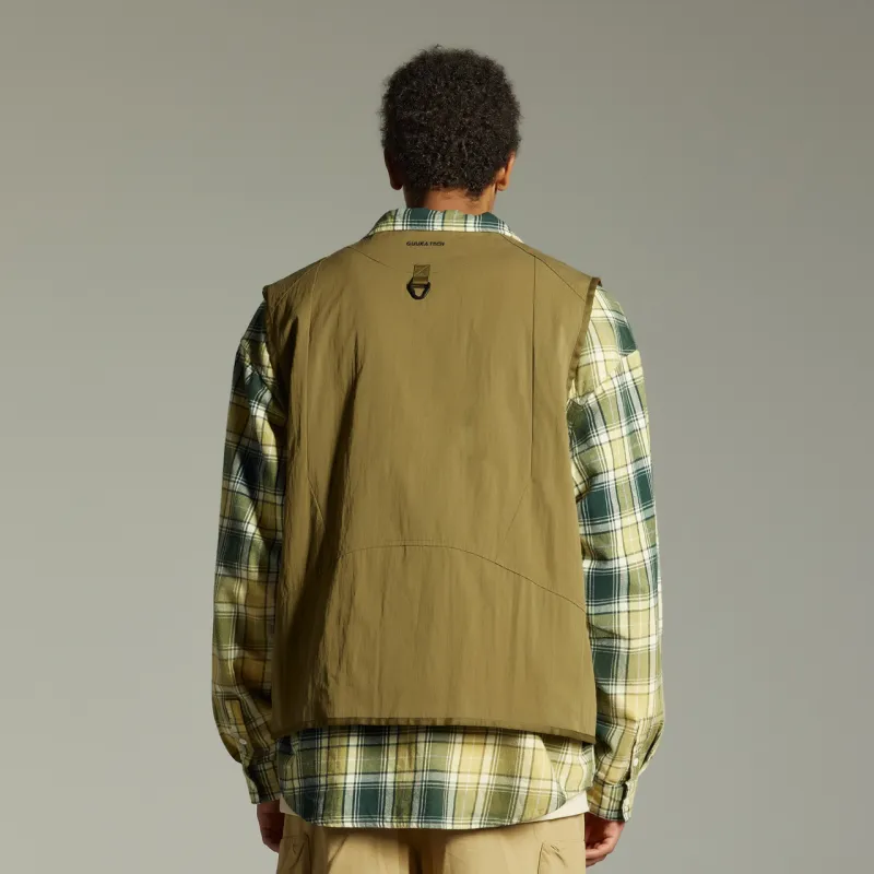 GUUKA TECH Vests Unisex Khaki-2