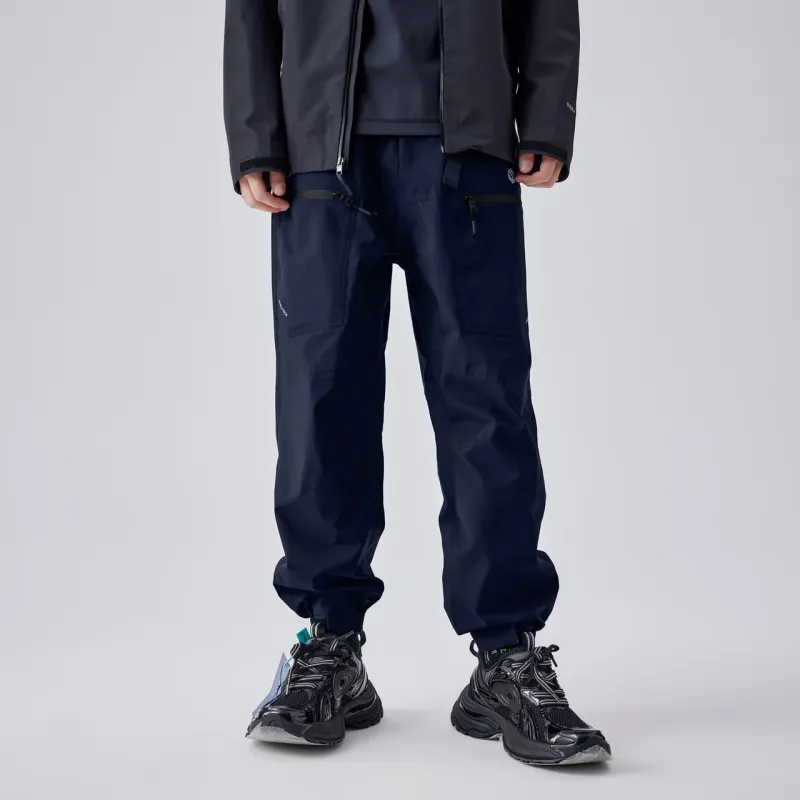 GUUKA TECH Casual Pants Unisex Dark Blue-3
